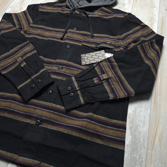 Vans Camping Rug Flannel Hoodie - Picture 2 of 7